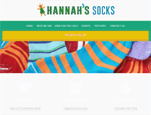 Tablet Screenshot of hannahssocks.org